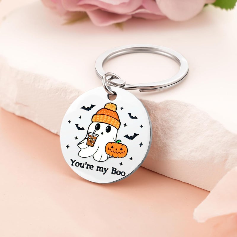 Sereney Valentines Gifts 2PCS Boo Basket Stuffers for Him Her, Pumpkin Decorationsas Boo Basket Items Women, Spooky Basket Stuffers for BFF Bestie Friend Boys Girls Husband Girlfriend Wife Anniversary Birthday Valentines Gifts - Image 2